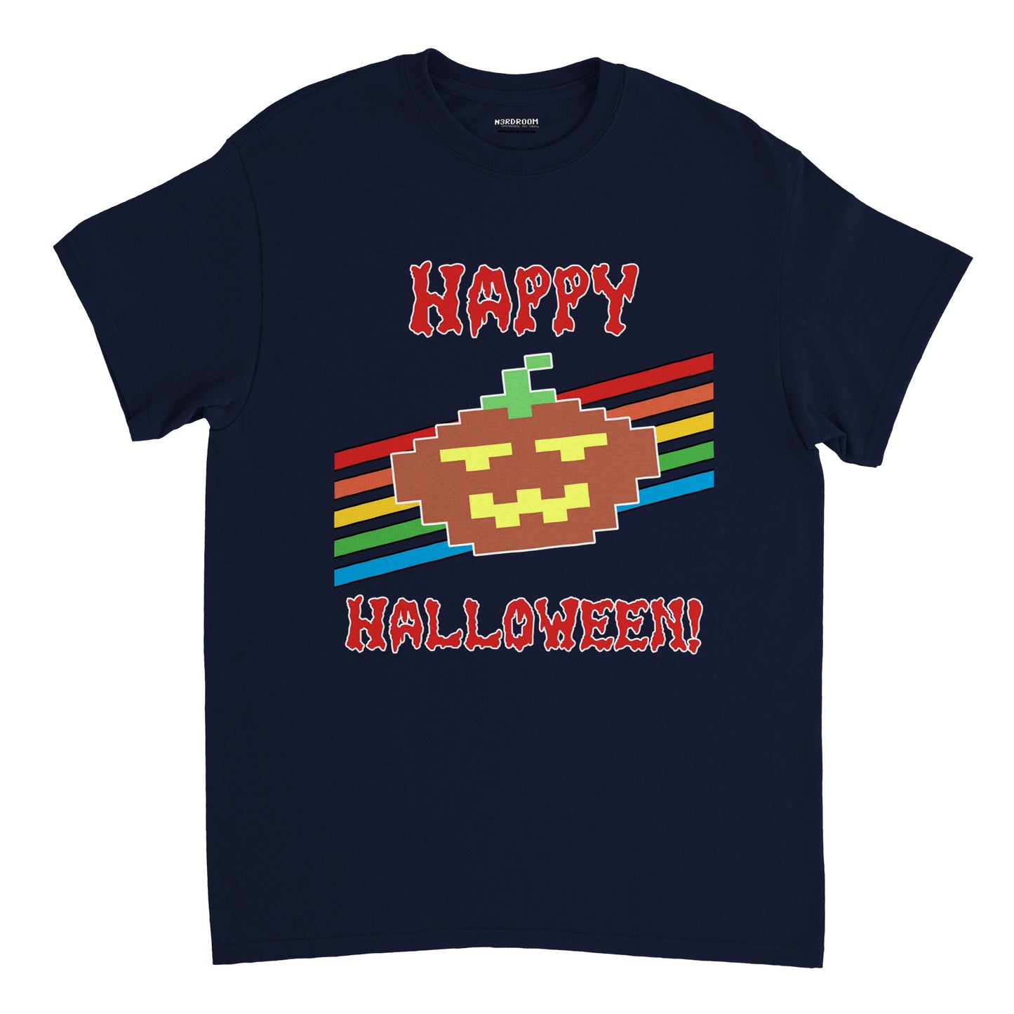 Nerdiges Unisex T-Shirt: Happy Halloween - Pumpkin