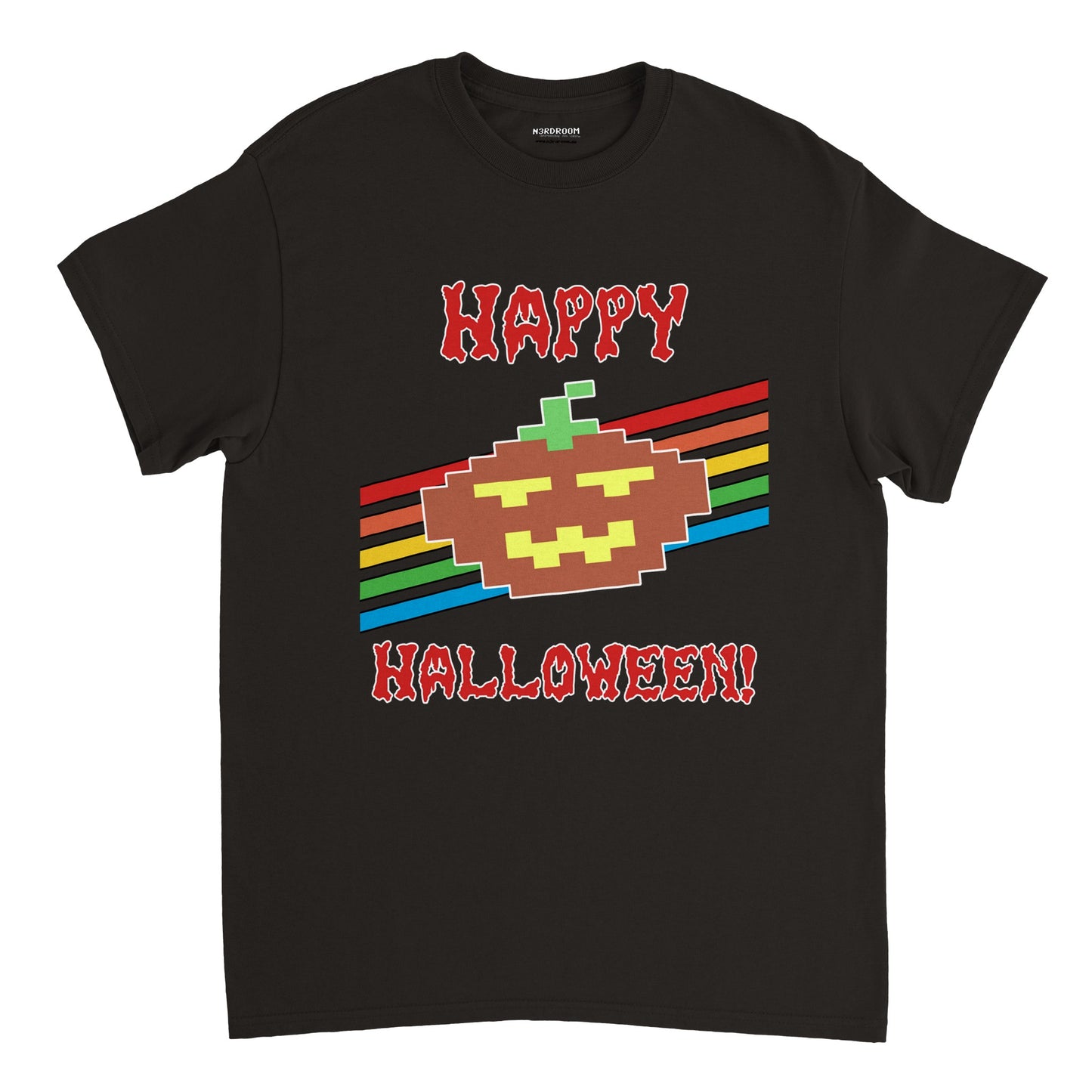 Nerdiges Unisex T-Shirt: Happy Halloween - Pumpkin